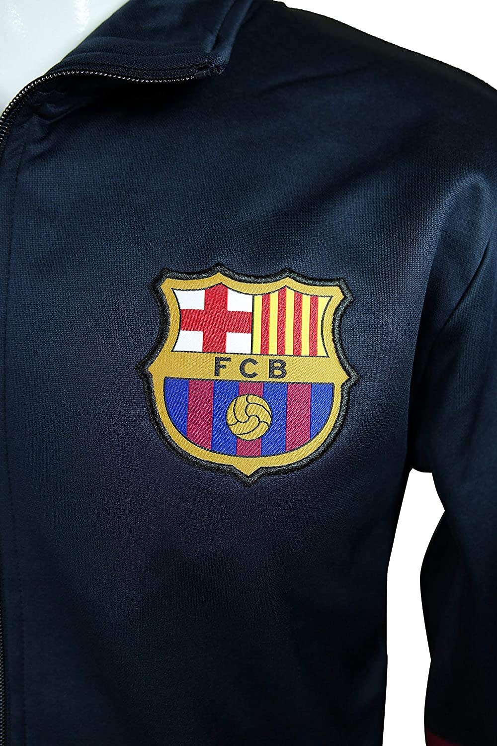 FC Barcelona Zipper Hoodie Soccer Adult Sizes Football Official
